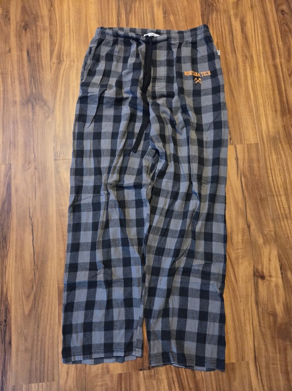 boxercraft Gray and Black Plaid Jogger Lounge Pants